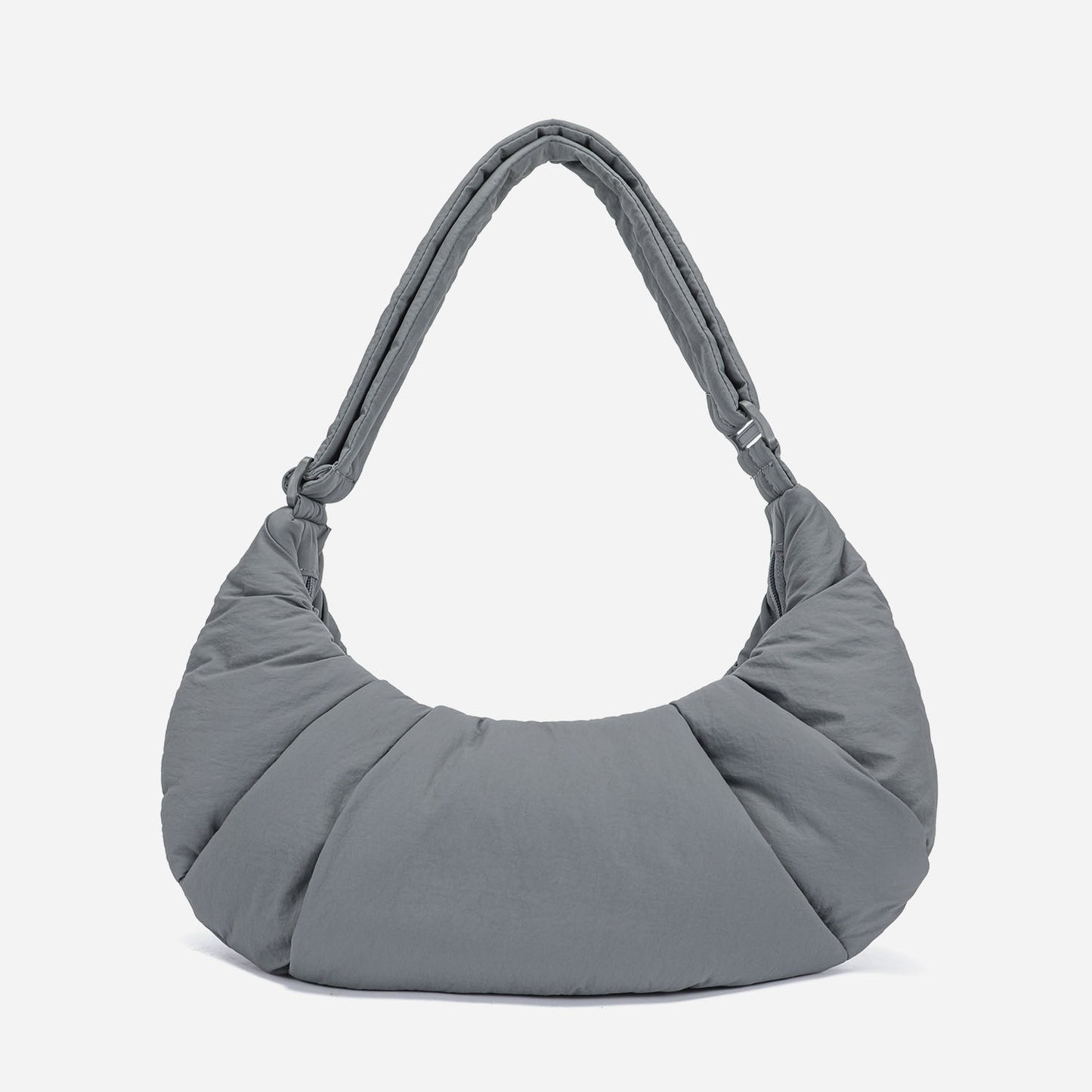 Puff Croissant Bag (Cold Gray)