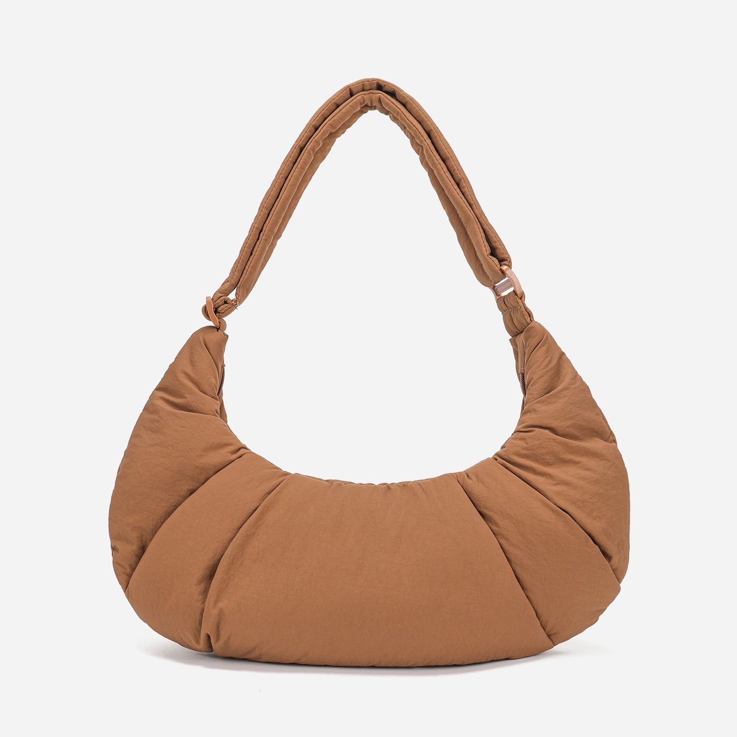 Puff Croissant Bag (Mocha Brown)