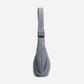 Dude & Bestie puffer-style Croissant Shoulder Bag in Cold Gray