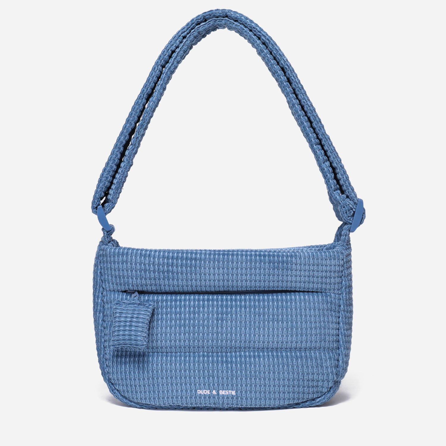 Puff Crossbody Bag Corduroy (Retro Blue)