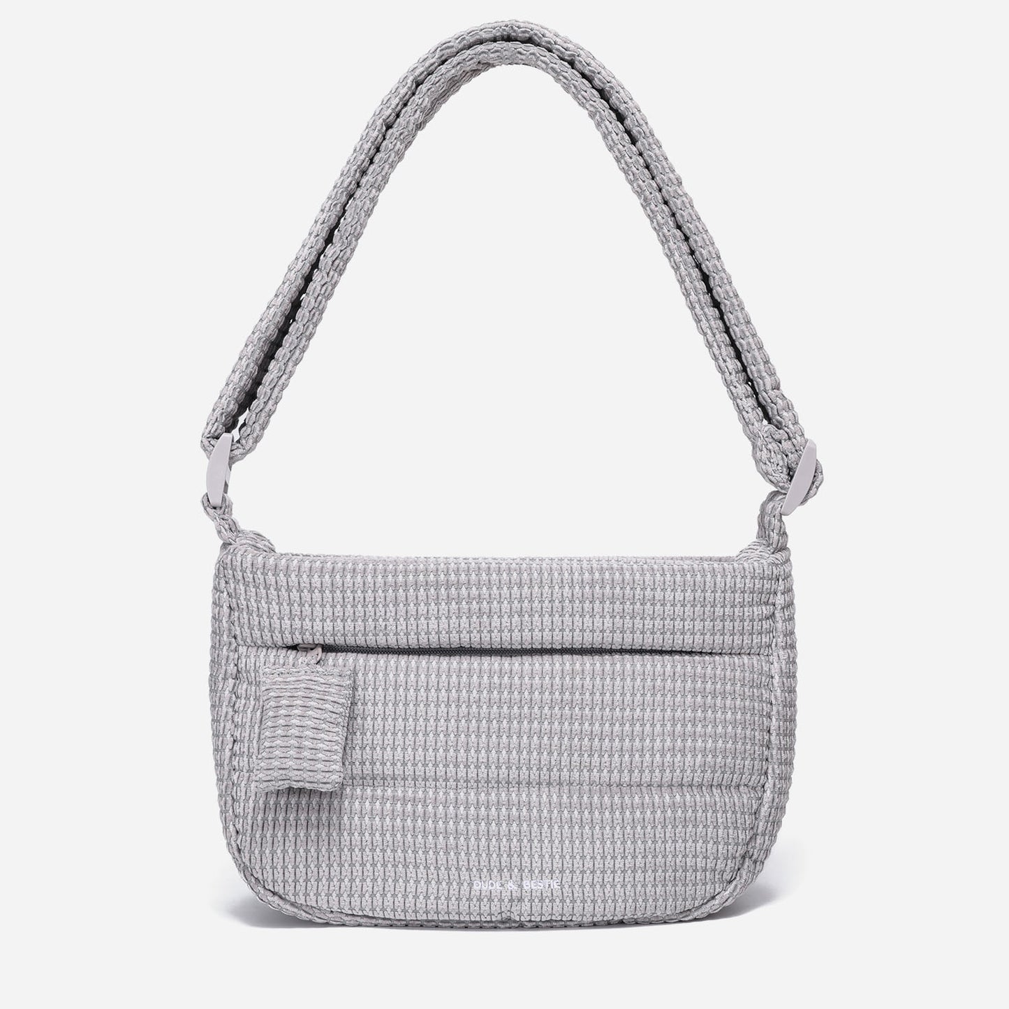 Puff Crossbody Bag Corduroy (Dove Gray)