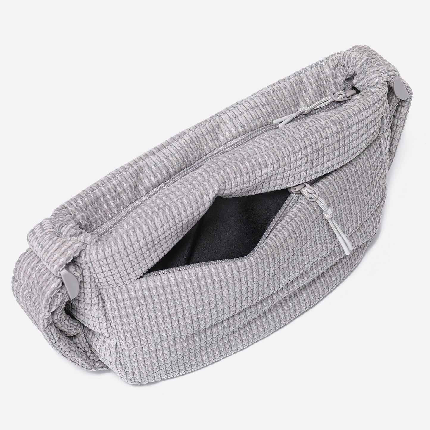 Puff Crossbody Bag Corduroy (Dove Gray)