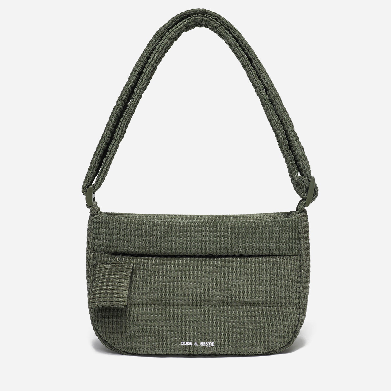 Puff Crossbody Bag Corduroy (Moss Green)