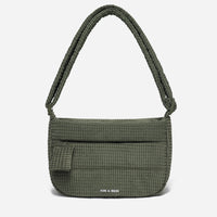 Puff Crossbody Bag Corduroy (Moss Green)