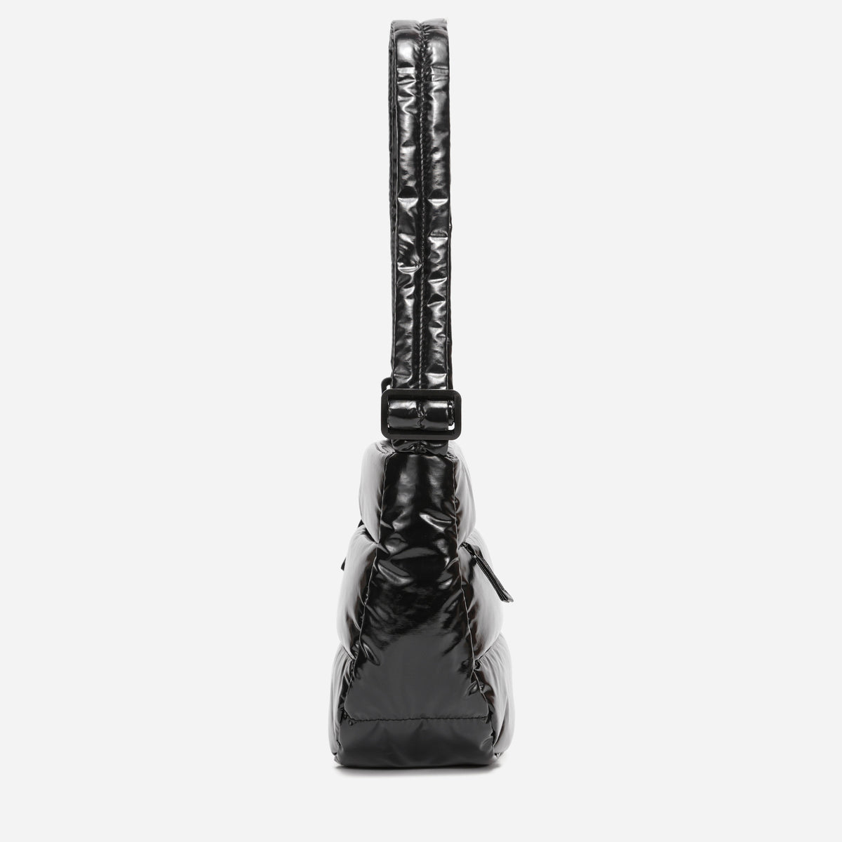 Puff Crossbody Bag Polish Series (Glossy Black)