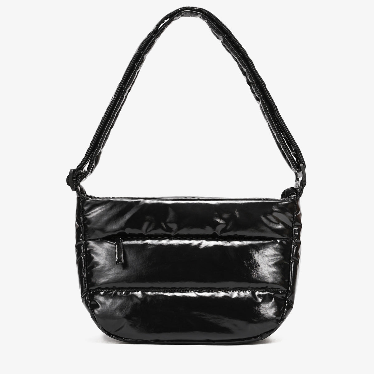 Puff Crossbody Bag Polish Series (Glossy Black)