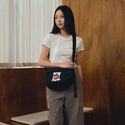 Puff Crossbody Bag - Pinkoi x Moomin Limited Edition Crossbody Bags (Little My)