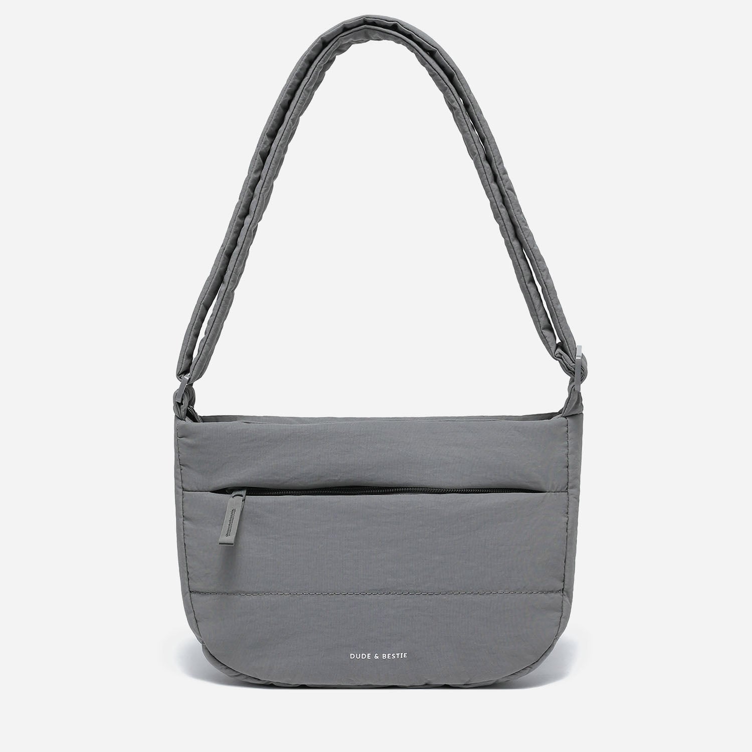 Dude & Bestie - Puff Crossbody Bag (Cold Gray)