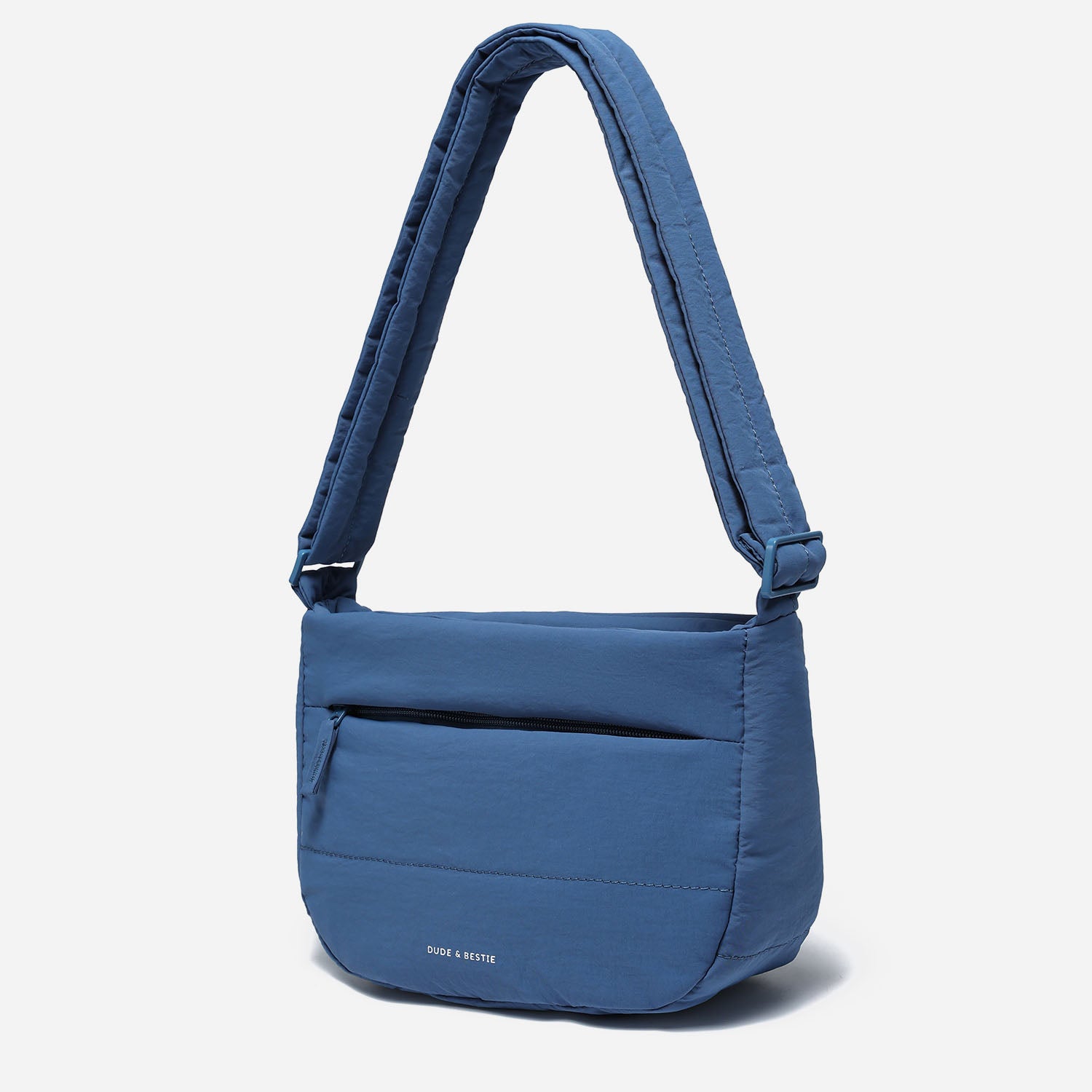Dude & Bestie - Puff Crossbody Bag (Steel Blue)