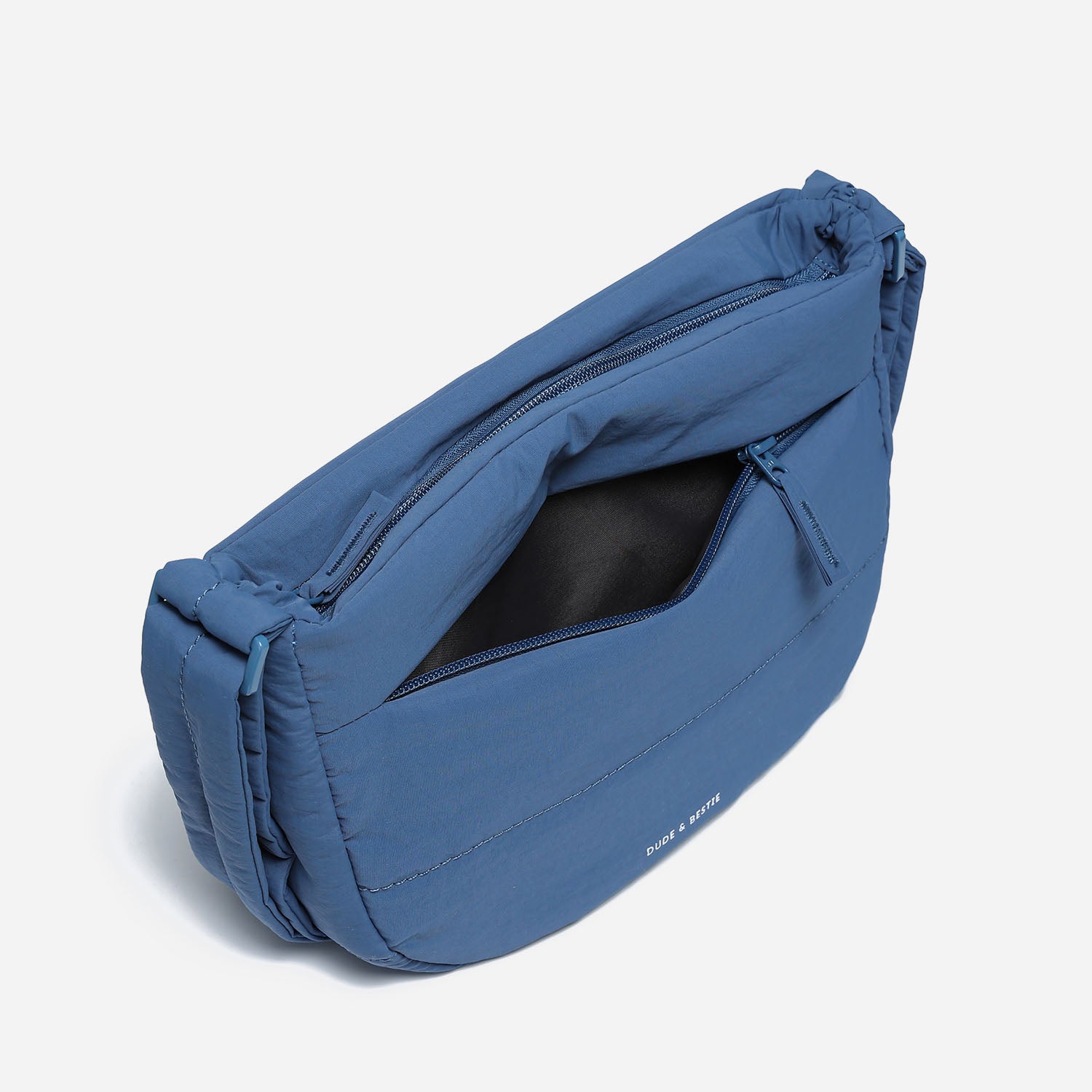 Dude & Bestie - Puff Crossbody Bag (Steel Blue)