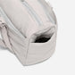 Dude & Bestie Puff Roll Baguette Bag in Light Gray Color