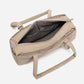Dude & Bestie Puff Roll Baguette Bag in Sage Color