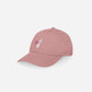Dude & Bestie x Shuku Say Love Embroidery Classic Cotton Polo Cap Pink Color