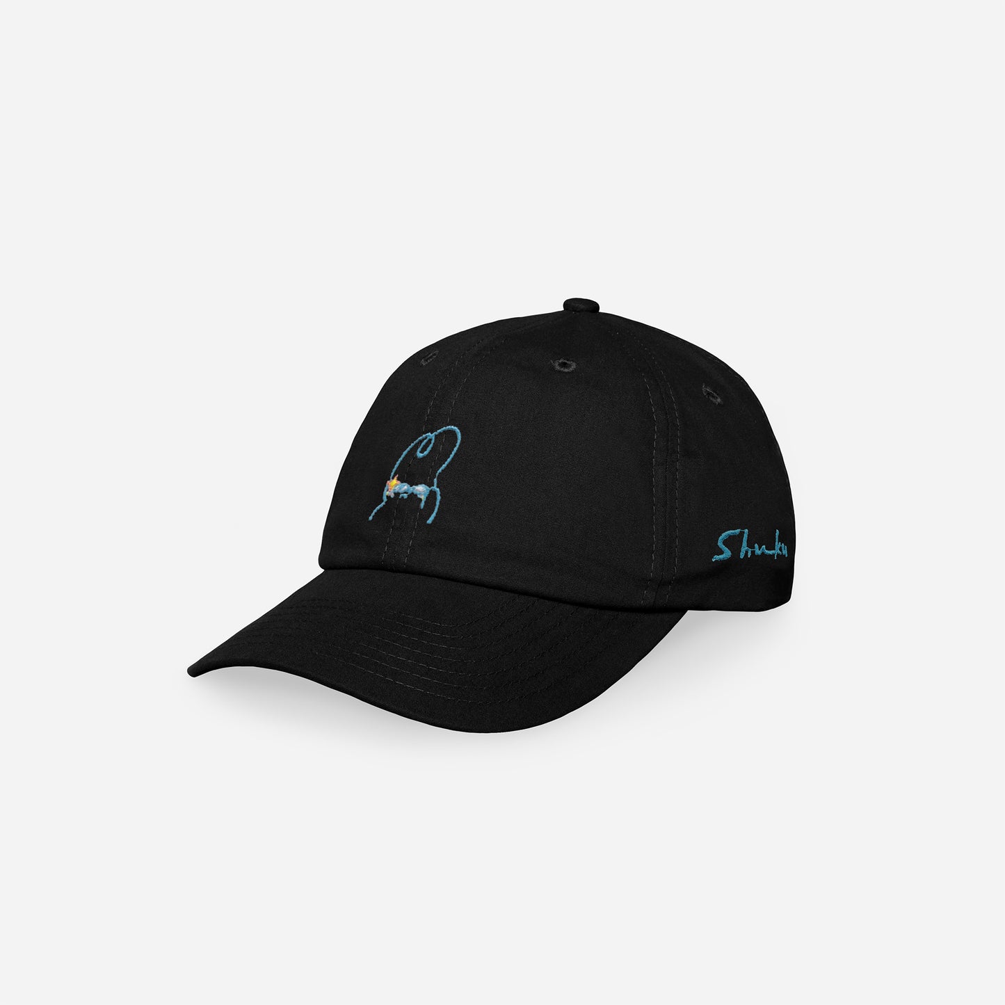 Dude & Bestie x Shuku Gotcha Classic Cotton Polo Cap Black Color