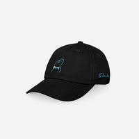 Dude & Bestie x Shuku Gotcha Classic Cotton Polo Cap Black Color