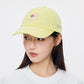 Dude & Bestie x Shuku Say Love Embroidery Classic Cotton Polo Cap Yellow Color