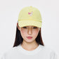 Dude & Bestie x Shuku Say Love Embroidery Classic Cotton Polo Cap Yellow Color