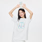 Dude & Bestie x Shuku Cuddle Knot Embroidery T-Shirt White Color