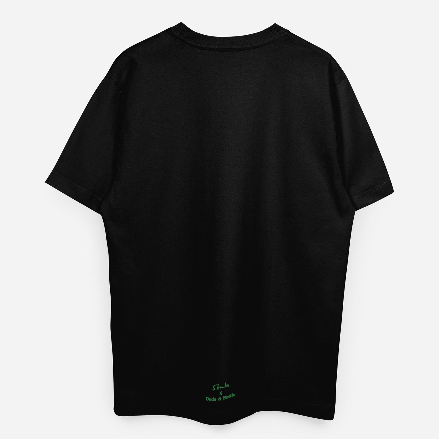 Dude & Bestie x Shuku Be Bold Embroidery T-Shirt Black Color