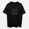 Dude & Bestie x Shuku Be Bold Embroidery T-Shirt Black Color