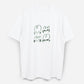 Dude & Bestie x Shuku Be Bold Embroidery T-Shirt White Color