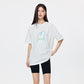 Dude & Bestie x Shuku Gotcha Embroidery  T-Shirt White Color