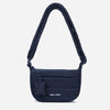 A Dark Navy woven corduroy shoulder bag by Dude & Bestie Winter 2026 Series