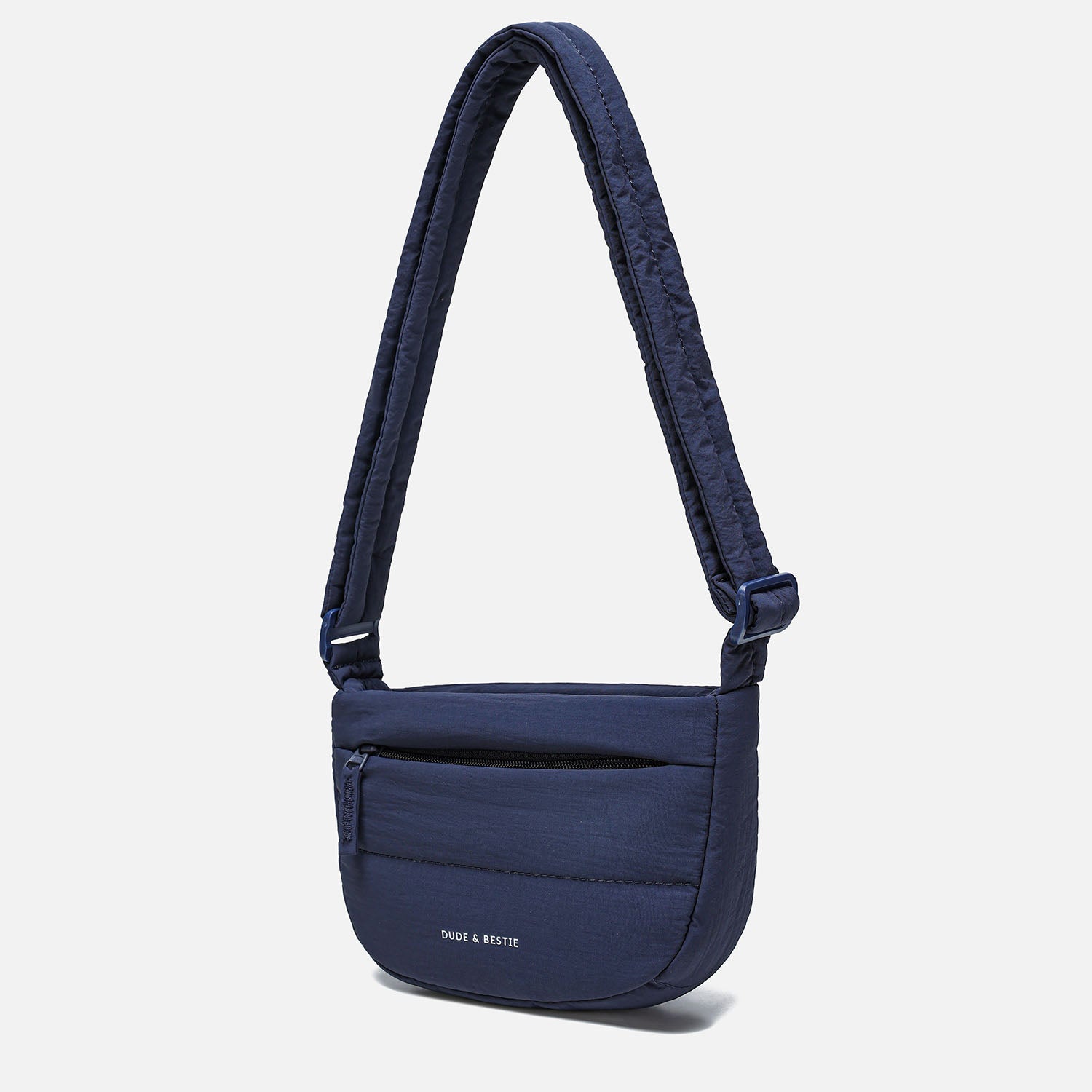 Dude & Bestie Small Puff Crossbody Bag (Ink Blue)