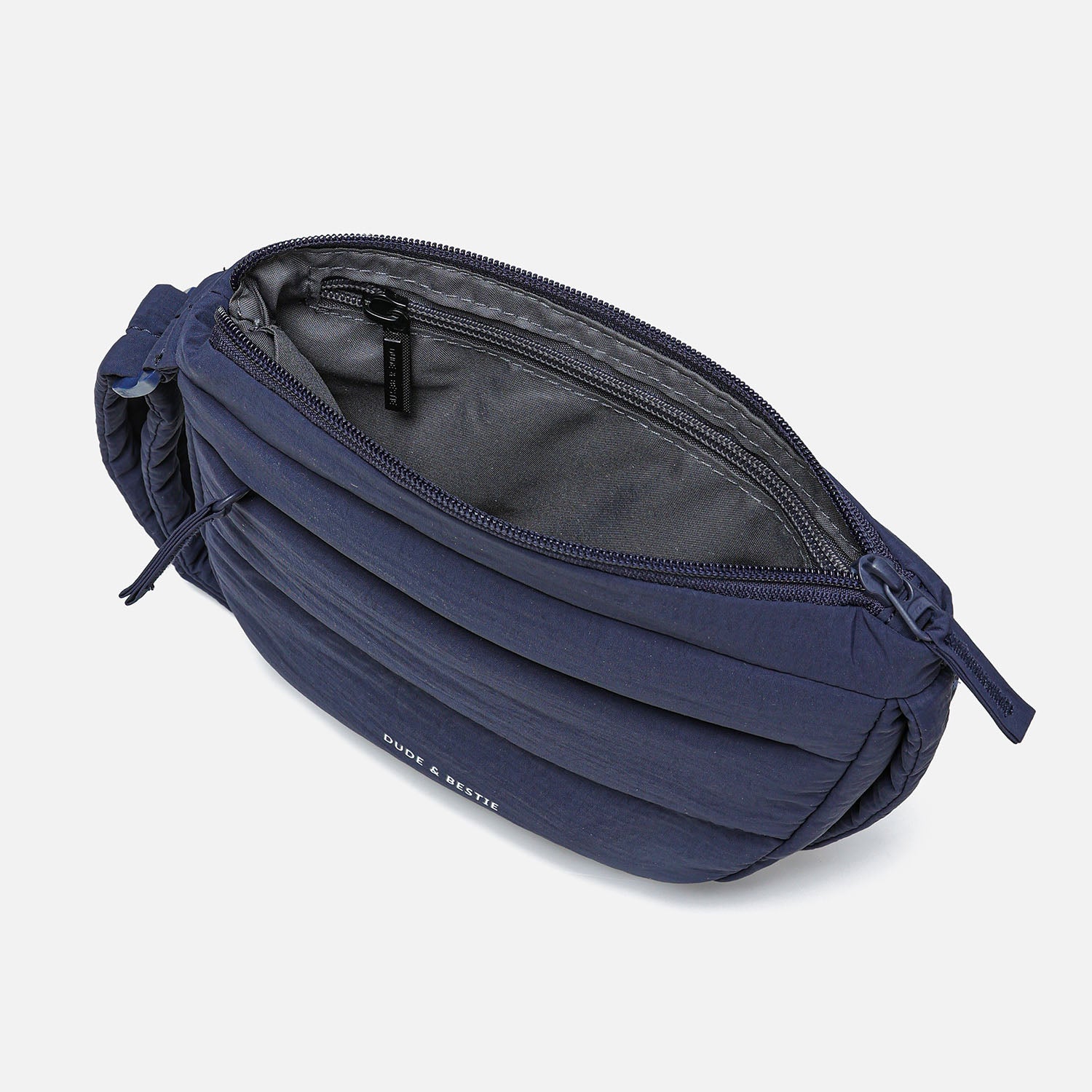 Dude & Bestie Small Puff Crossbody Bag (Ink Blue)