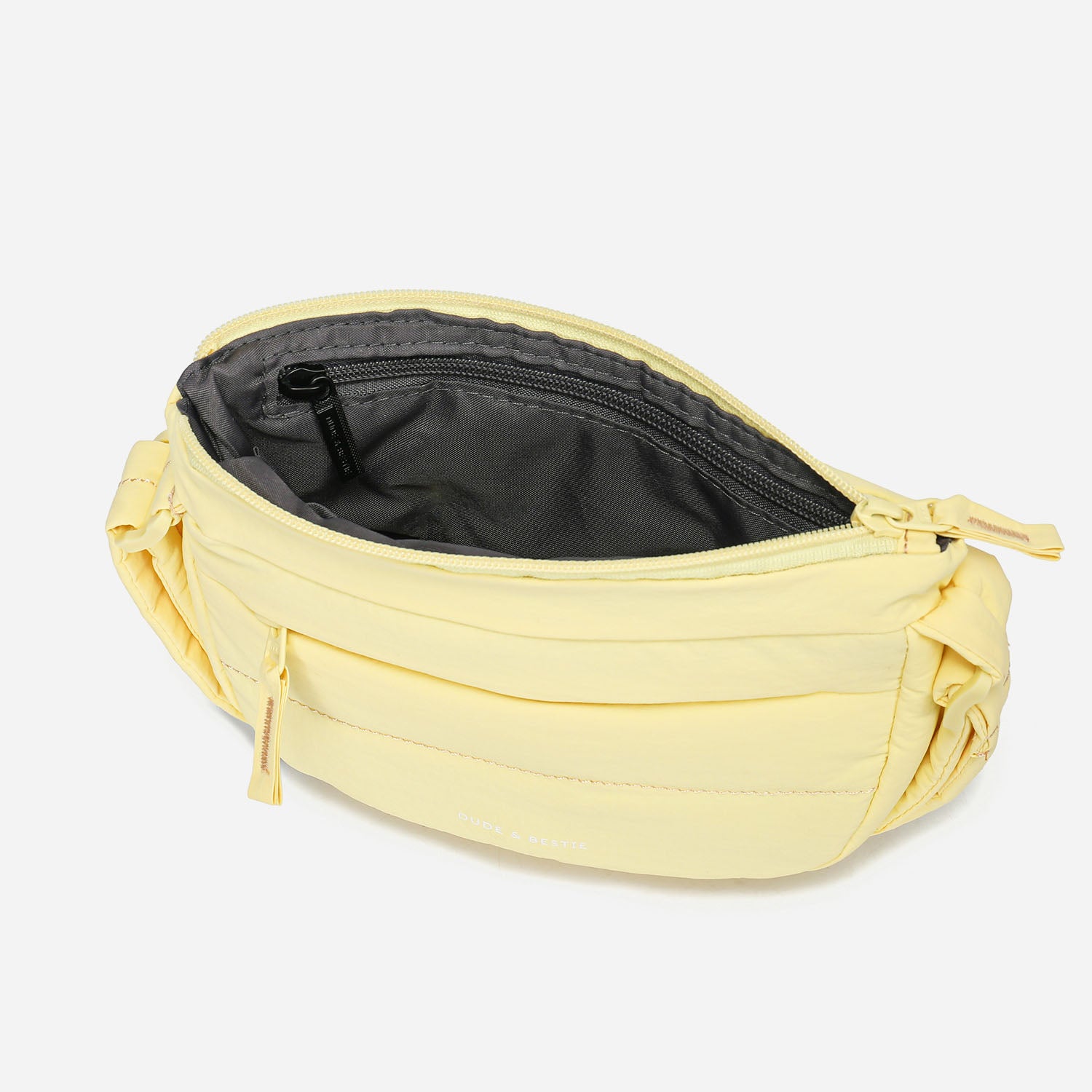 Dude & BestieSmall Puff Crossbody Bag (Pale Yellow)