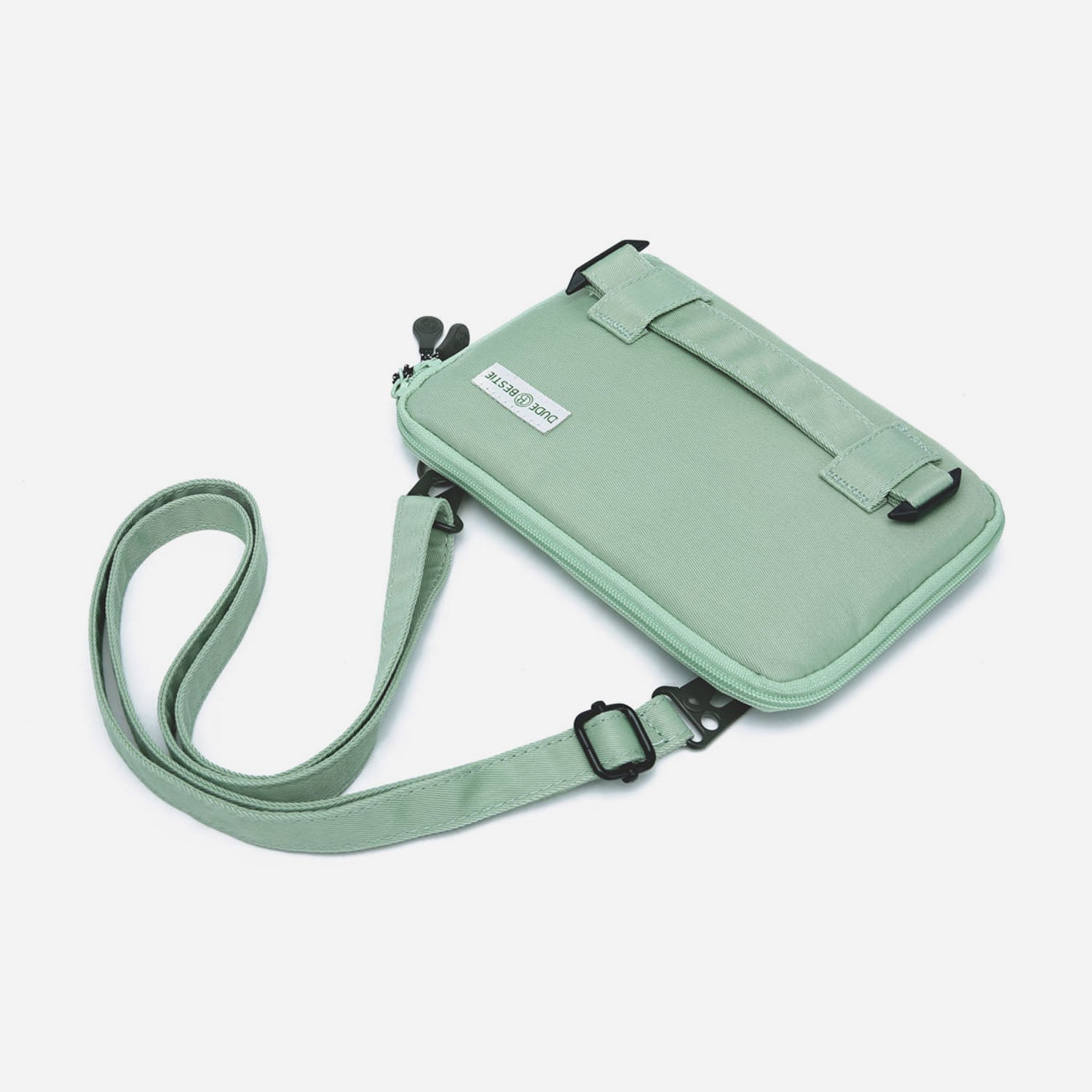 Dude & Bestie Passage Passport Crossbody Bag - Mint