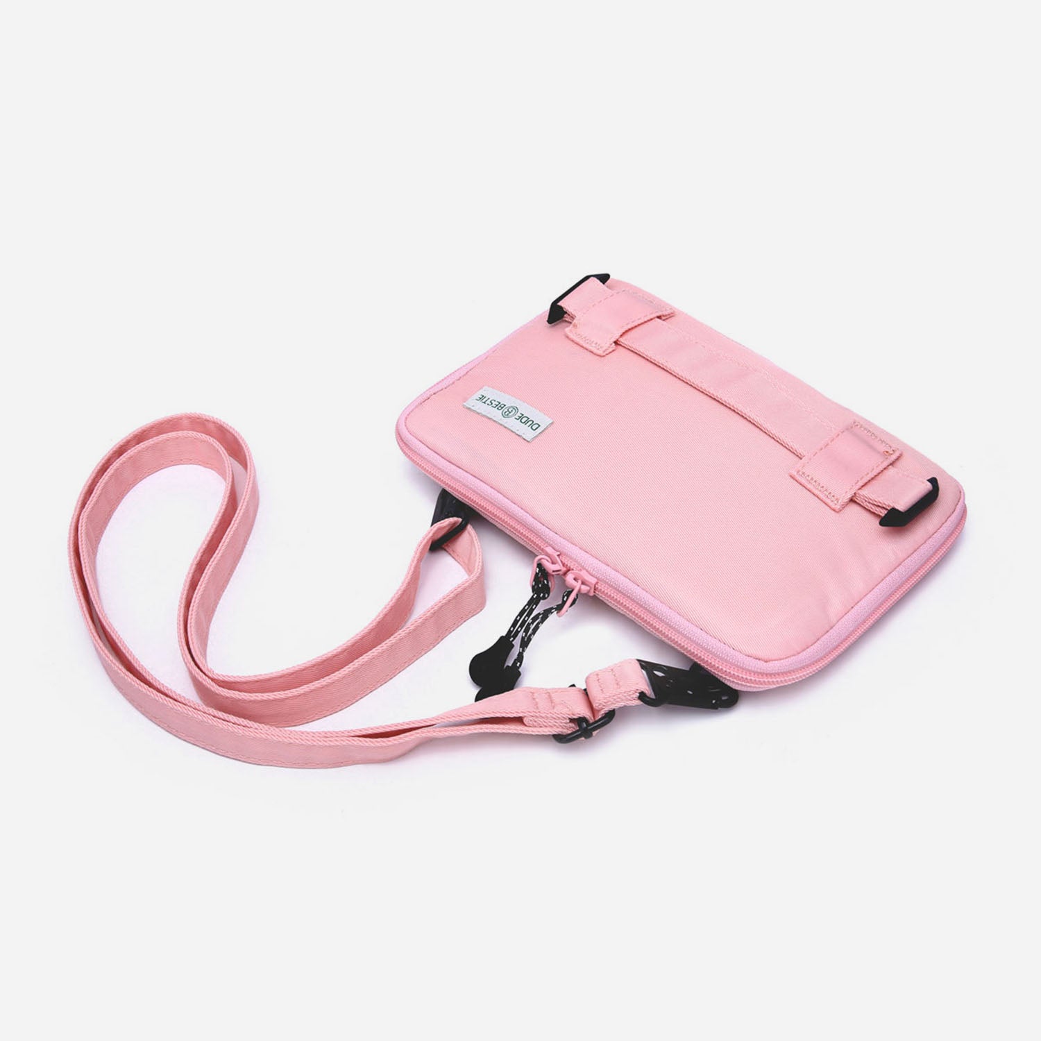Dude & Bestie Passage Passport Crossbody Bag - Pink