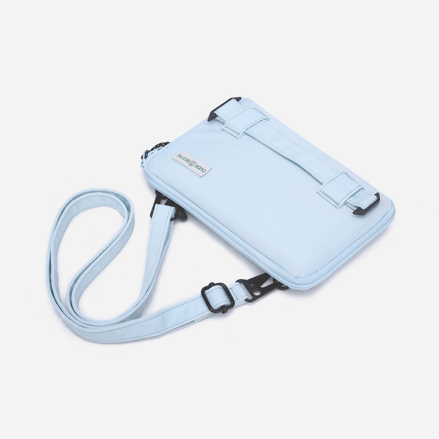 Dude & Bestie Passage Passport Crossbody Bag - Tiffany Blue